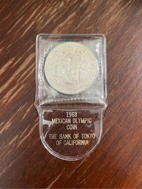 1968 Mexico Olympic Games Commemorative 25 Pesos Silver Coin